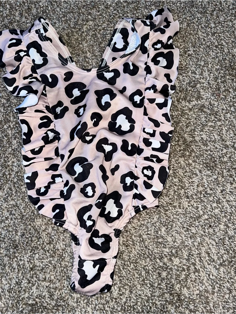 18 Months Toddler Girl Swimwear Bundle Tropical Leopard Swimsuit Lot